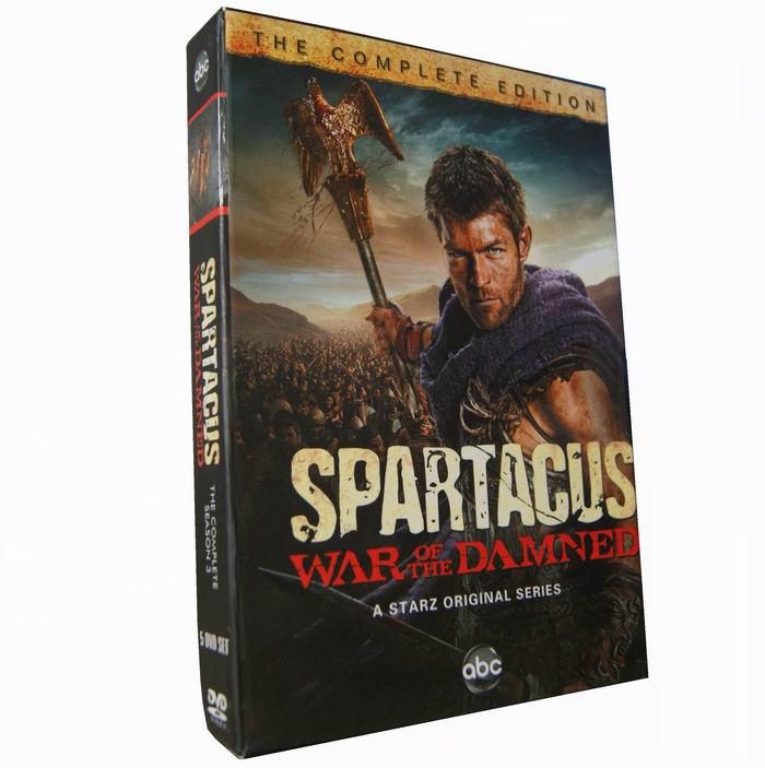 Spartacus War of the Damned Season 3 DVD Box Set - Click Image to Close